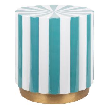 Măsuță auxiliară rotundă din metal ø 40 cm Candy Swirl – Leitmotiv