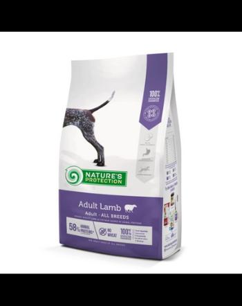 NATURES PROTECTION Adult Lamb All breed dog 12 kg hrana caini, cu miel