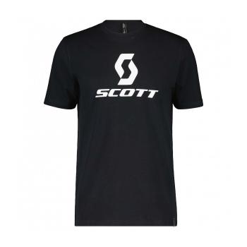 
                 SCOTT Tricou de ciclism cu mânecă scurtă - ICON SS - negru/alb  
            