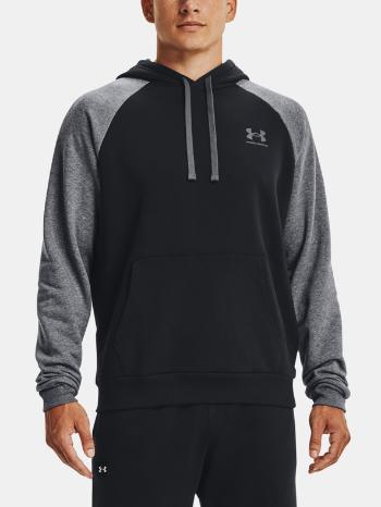 Under Armour UA Rival Flc Colorblock HD Hanorac Negru