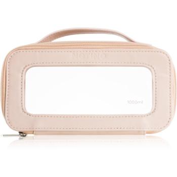 Notino Travel Collection Cosmetic bag servietă pentru cosmetice Beige 20x10x5 cm 1 buc