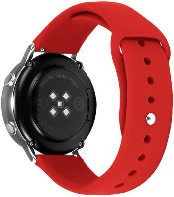 4wrist Curea din silicon pentru Samsung Galaxy Watch -Red 20 mm