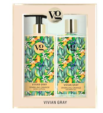 Vivian Gray Set cosmetic Sparkling Orange (Shower Gel & Body Lotion)