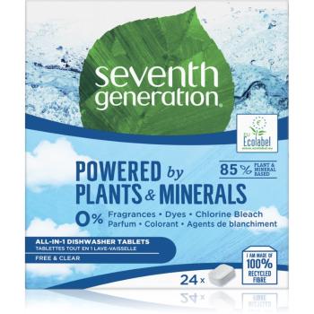 Seventh Generation Powered by Plants Dishwasher Tablets tablete pentru mașina de spălat vase ECO 24 buc