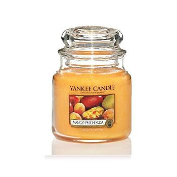 Yankee Candle Lumânare aromatică Classic medie Mango Peach Salsa 411 g