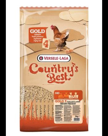 VERSELE-LAGA Country's Best Gold 4 Gallico Pellet 5kg furaje granulate pentru gaini ouatoare