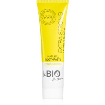 beBIO Ewa Chodakowska Extra Strong Lemon & Mint pastă naturală pentru dinti 100 ml