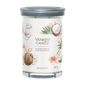 Yankee Candle Lumânare aromatică Signature mare Coconut Beach 567 g