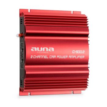Auna C500.2. amplificator auto- 2 canale, 2 x95 W RMS
