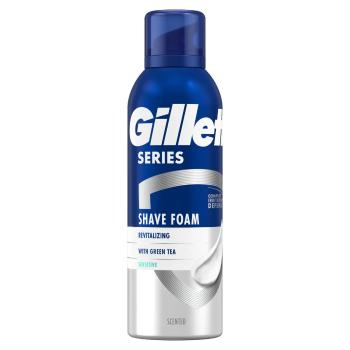 Gillette Spumă revitalizantă după ras Series Sensitive Green Tea (Revitalizing Shave Foam) 200 ml