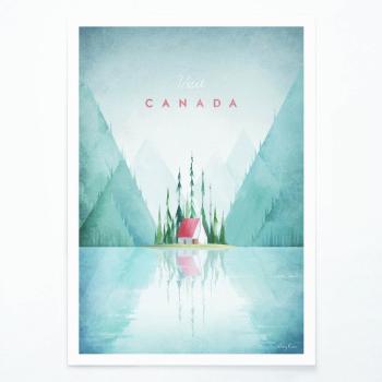 Poster Travelposter Canada, A3