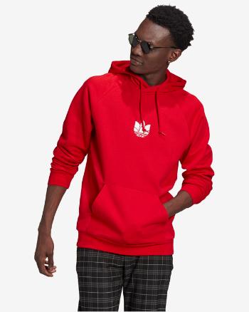 adidas Originals Loungewear Adicolor 3D Trefoil Hanorac Roșu