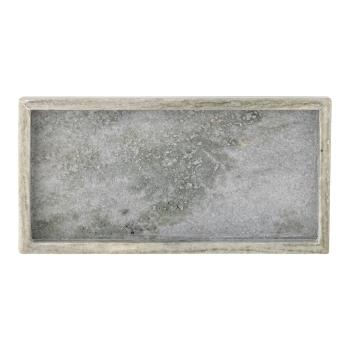 Tavă decorativă din marmură 25,5x12,5 cm Majsa – Bloomingville