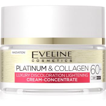 Eveline Cosmetics Platinum & Collagen crema anti-rid de zi si de noapte 60+ 50 ml