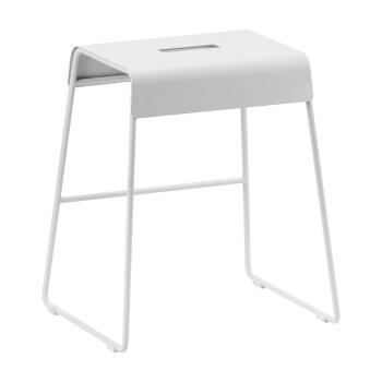 Scaun alb din metal A-Stool – Zone