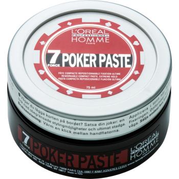 L’Oréal Professionnel Homme 7 Poker pasta pentru modelat fixare foarte puternica 75 ml