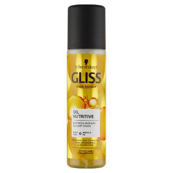 Gliss Kur Balsam expres regenerator de păr - este proiectat pentru toate tipurile de păr lung cu tendințe de rupere Oil Nutritive (Express Repair) 200
