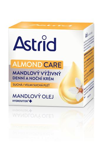 Astrid Cremă hrănitoare de zi și de noapte cu migdale pentru ten uscat și foarte uscat Almond Care 50 ml