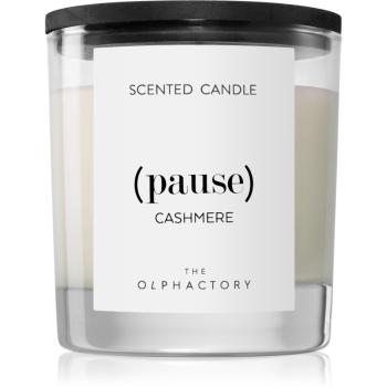 Ambientair Olphactory Black Design Cashmere lumânare parfumată  (Pause) 200 g