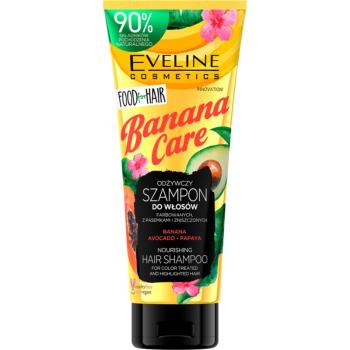 Eveline Cosmetics Food for Hair Banana Sampon hidratant pentru par vopsit. 250 ml