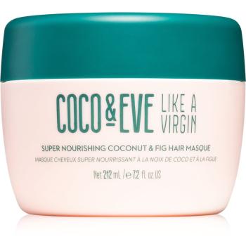 Coco & Eve Like A Virgin Super Nourishing Coconut & Fig Hair Masque mască hrănitoare profundă pentru un par stralucitor si catifelat 212 ml
