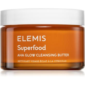 Elemis Superfood AHA Glow Cleansing Butter masca de fata  pentru curatare pentru o piele mai luminoasa 90 ml
