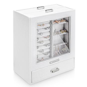 Troli Organizator fashion pentru bijuterii cu 2 sertare verticale B54