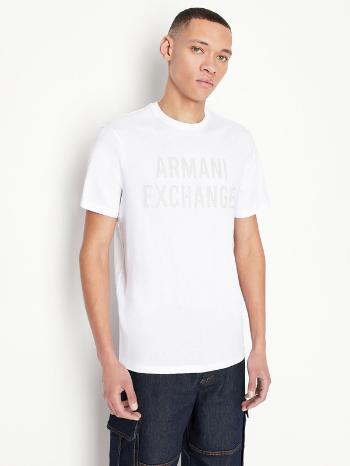 Armani Exchange Tricou Alb