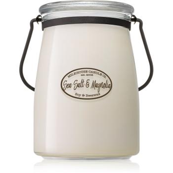 Milkhouse Candle Co. Creamery Sea Salt & Magnolia lumânare parfumată  Butter Jar 624 g