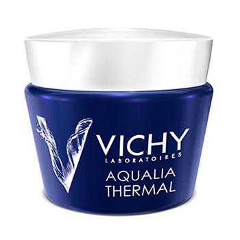 Vichy Îngrijire de noapte intensiva împotriva semne de oboseală Aqualia Thermal Noapte Spa (Replenishing Anti-Fatigue Cream-Gel) 75 ml