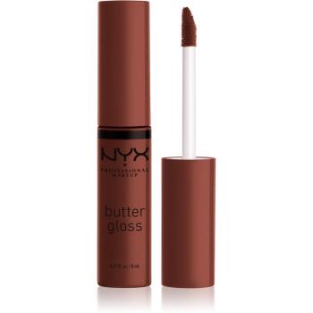 NYX Professional Makeup Butter Gloss lip gloss culoare 51 Brownie Drip 8 ml