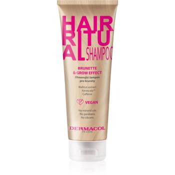Dermacol Hair Ritual șampon regenerator pentru nuante de par castaniu 250 ml