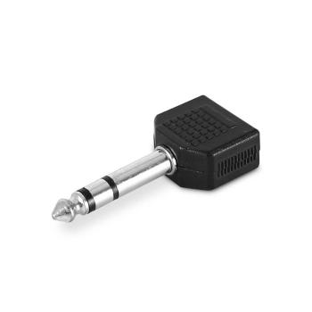 Auna 2 x 3,5 mm conector TRS 1 x 6.3mm Adaptor TRS