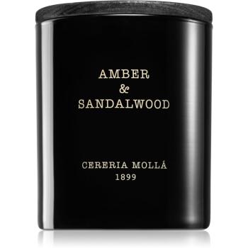 Cereria Mollá Boutique Amber & Sandalwood lumânare parfumată 230 g