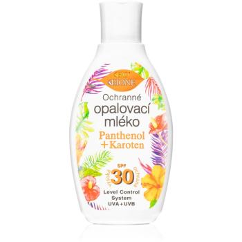 Bione Cosmetics Panthenol + Karoten loțiune de protecție solară SPF 30 130 ml