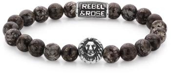 Rebel&Rose Brățară din mărgele Brown Sugar RR-8L031-S 19 cm - L