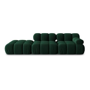 Canapea verde cu tapițerie din catifea 282 cm Bellis – Micadoni Home