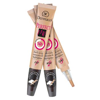 Dermacol Corector si iluminator 2in1 Perfect Me (Concealer & Highlighter) 7 ml 2 Nude