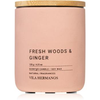 Vila Hermanos Concrete Fresh Wood & Ginger lumânare parfumată 120 g