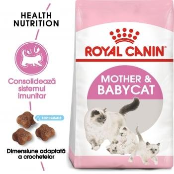 Royal Canin Mother & BabyCat, pachet economic hrană uscată pisici, mama și puiul, 4kg x 2