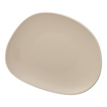 Farfurie din porțelan pentru desert Villeroy & Boch Like Organic, 21 cm, crem - bej