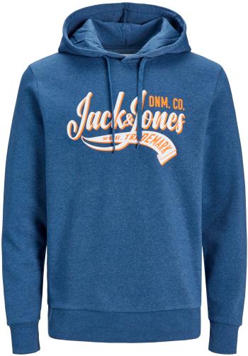 Jack&Jones Hanorac pentru bărbați JJELOGO Standard Fit 12233597 Ensign Blue XL