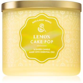 Bath & Body Works Lemon Cake Pop lumânare parfumată 411 g