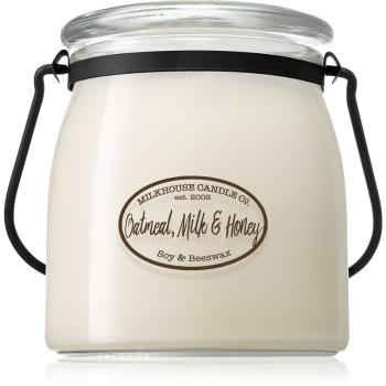 Milkhouse Candle Co. Creamery Oatmeal, Milk & Honey lumânare parfumată  Butter Jar 454 g
