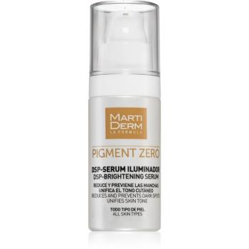 MartiDerm Pigment Zero DSP-Brightening Serum ser iluminator pentru corectia petelor de pigment 30 ml