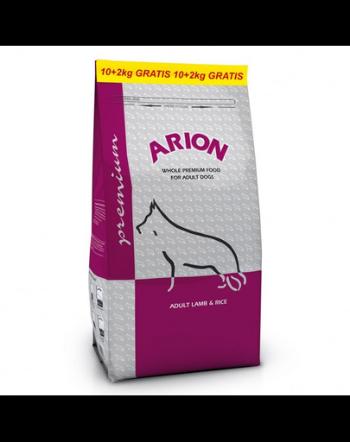 ARION Premium Lamb&amp;Rice 12 kg hrana caini adulti