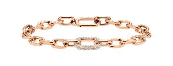 Daniel Wellington Brățară de lux din bronz cu cristale Crystal Link DW00400572 15.5 cm