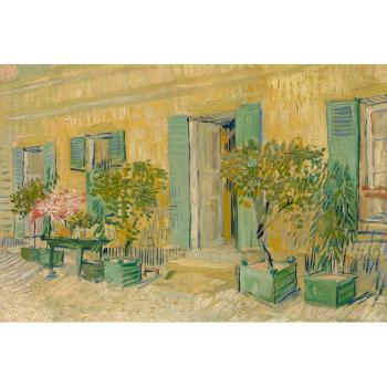 Tablou - reproducere 90x60 cm Exterior of a Restaurant in Asnières, Vincent van Gogh – Fedkolor