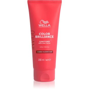 Wella Professionals Invigo Color Brilliance Balsam pentru parul ondulat, aspru si gros pentru păr vopsit 200 ml