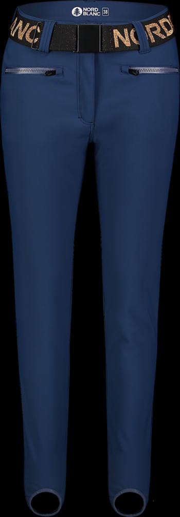 Softshell pentru femei pantaloni de schi Nordblanc Strâns pe piele albastru NBFPL7562_MHZ
